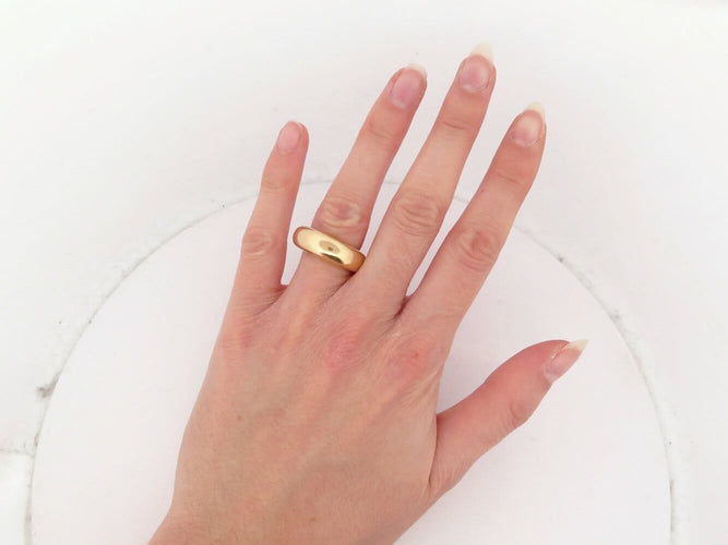 Chaumet - Bague jonc anneau 092764 en or jaune 18k 58 Facettes 277759