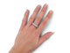 Poiray - Bague Quadrille en or blanc 18k, 17 diamants, taille 59 58 Facettes 277341