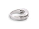 Poiray - Bague Quadrille en or blanc 18k, 17 diamants, taille 59 58 Facettes 277341