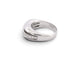 Poiray - Bague Quadrille en or blanc 18k, 17 diamants, taille 59 58 Facettes 277341