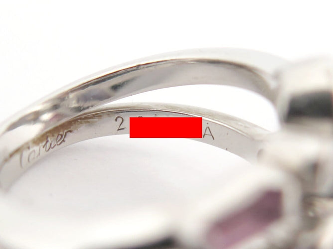 Cartier - Bague Méli Mélo en platine 950, diamants et pierres, taille 52 58 Facettes 277711