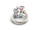 Cartier - Bague Méli Mélo en platine 950, diamants et pierres, taille 52 58 Facettes 277711