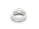 Cartier - Bague Tank aigue-marine en or blanc 18k, taille 48 58 Facettes 277688