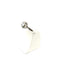 Bague 54 Bague solitaire accompagnée en or blanc 750 et diamants 58 Facettes Z15B51673