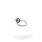 Bague 54 Bague solitaire accompagnée en or blanc 750 et diamants 58 Facettes Z15B51673