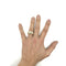 Bague 55 Bague jonc en or jaune 750 sertie de diamants 58 Facettes Z15B51708