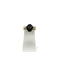 Bague 57 Bague en or jaune 750 avec saphir noir étoilé et diamants 58 Facettes Z15B51684