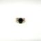 Bague 57 Bague en or jaune 750 avec saphir noir étoilé et diamants 58 Facettes Z15B51684