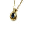 Pendentif Pendentif en or jaune 750 avec saphir et diamants 58 Facettes Z1351376