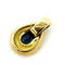 Pendentif Pendentif en or jaune 750 avec saphir et diamants 58 Facettes Z1351376