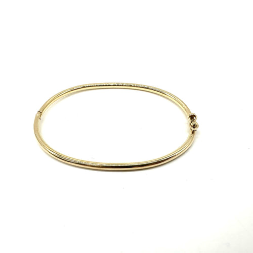 Bracelet Bracelet jonc ouvrant massif en or jaune 750 58 Facettes Z1351546
