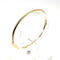 Bracelet Bracelet jonc ouvrant massif en or jaune 750 58 Facettes Z1351546