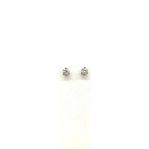 Boucles d'oreilles Boucles d'oreilles puces en or jaune 750 et diamants 58 Facettes Z15B51730