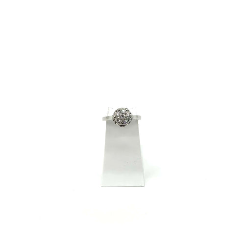 Bague 49 Bague en platine ornée de diamants 58 Facettes Z15B51638