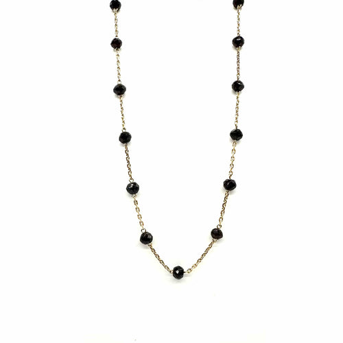 Collier Collier en or jaune 750 et grenats 58 Facettes Z15B51717