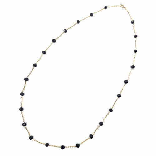 Collier Collier en or jaune 750 et grenats 58 Facettes Z15B51717