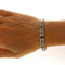 Bracelet Bracciale en or jaune et blanc avec émeraudes et diamants 58 Facettes G3838