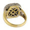 Bague Anello en or jaune pavé de diamants 58 Facettes G3878