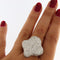 Bague Bague en or blanc pavée de diamants 5,17 ct 58 Facettes G3405