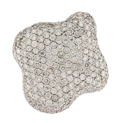 Bague Bague en or blanc pavée de diamants 5,17 ct 58 Facettes G3405