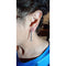 Boucles d'oreilles Orecchini pendenti en or blanc avec diamants taille brillant 58 Facettes G3774