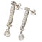 Boucles d'oreilles Orecchini pendenti en or blanc avec diamants taille brillant 58 Facettes G3774