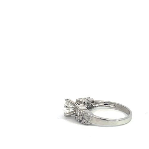 Bague White Gold Diamond Ring 58 Facettes UN0148