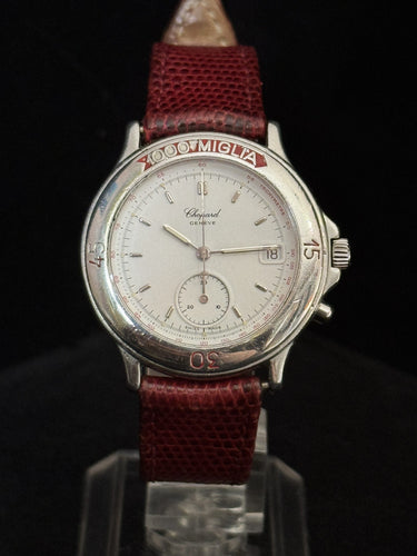 Montre Chopard Mille Miglia - Montre chronographe monopoussoir vintage réf. 8141 58 Facettes