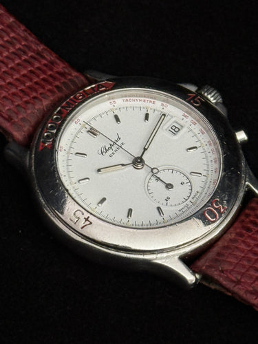 Montre Chopard Mille Miglia - Montre chronographe monopoussoir vintage réf. 8141 58 Facettes