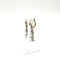 Boucles d'oreilles Boucles d'oreilles dormeuses en or jaune 750 et platine, diamants 58 Facettes Z15B51577