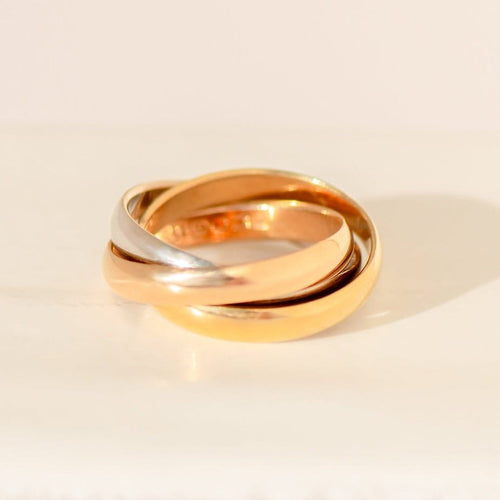 Bague 49 Cartier Trinity - Bague en or 18 carats (750) 58 Facettes
