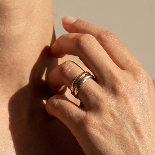 Bague 49 Cartier Trinity - Bague en or 18 carats (750) 58 Facettes