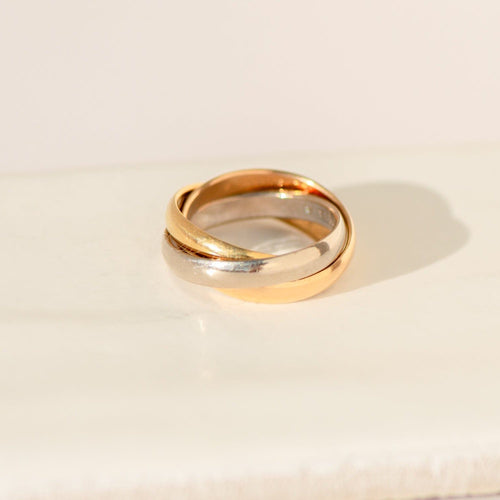 Bague 49 Cartier Trinity - Bague en or 18 carats (750) 58 Facettes