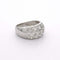 Bague 51 Bague motif nid d’abeille en or blanc et diamants 58 Facettes 16705