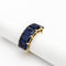 Bague 52 Bague en or jaune 18 carats et iolites 58 Facettes 5583