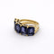 Bague 52 Bague en or jaune 18 carats et iolites 58 Facettes 5583