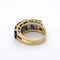 Bague 52 Bague en or jaune 18 carats et iolites 58 Facettes 5583