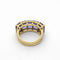 Bague 53 Bague en or jaune 18 carats et améthystes 58 Facettes 5575