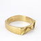 Bague 54 Bague géométrique en or jaune 18 carats et diamant 58 Facettes 5623