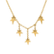 Collier Collier à pampilles étoiles en or jaune 58 Facettes 24802