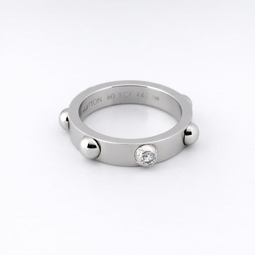 Bague 61 Louis Vuitton Clous - Bague en or blanc et diamant 58 Facettes 24503