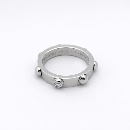 Bague 61 Louis Vuitton Clous - Bague en or blanc et diamant 58 Facettes 24503