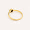Bague 50 Bague solitaire florale en or jaune et diamant 58 Facettes 25042