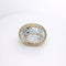 Bague 55 Bague cocktail en or jaune avec topaze et diamants 58 Facettes 25024