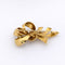 Broche Broche nœud en or jaune 18 carats et diamants 58 Facettes 25564