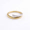 Bague 49 Bague en or jaune et or blanc 18 carats avec diamant 58 Facettes 26369