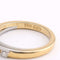 Bague 49 Bague en or jaune et or blanc 18 carats avec diamant 58 Facettes 26369