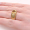 Bague 54 Bague citrine ovale en or jaune 18 carats 58 Facettes 28810