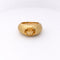 Bague 54 Bague citrine ovale en or jaune 18 carats 58 Facettes 28810