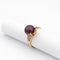 Bague 59 Bague en or jaune 14 carats et saphir étoilé 58 Facettes 28921